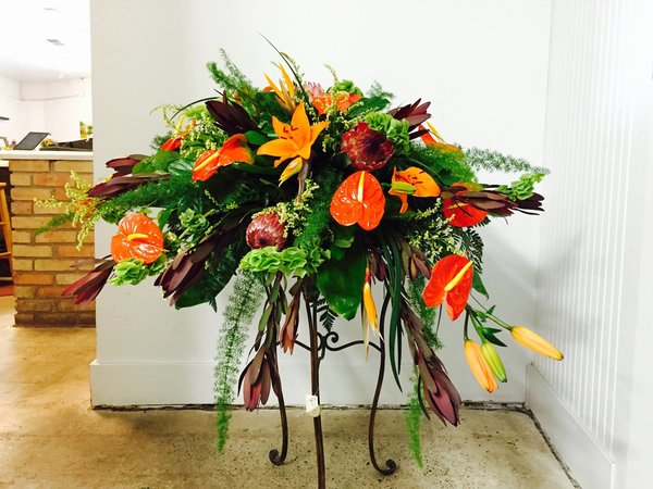 Tropical Casket Spray